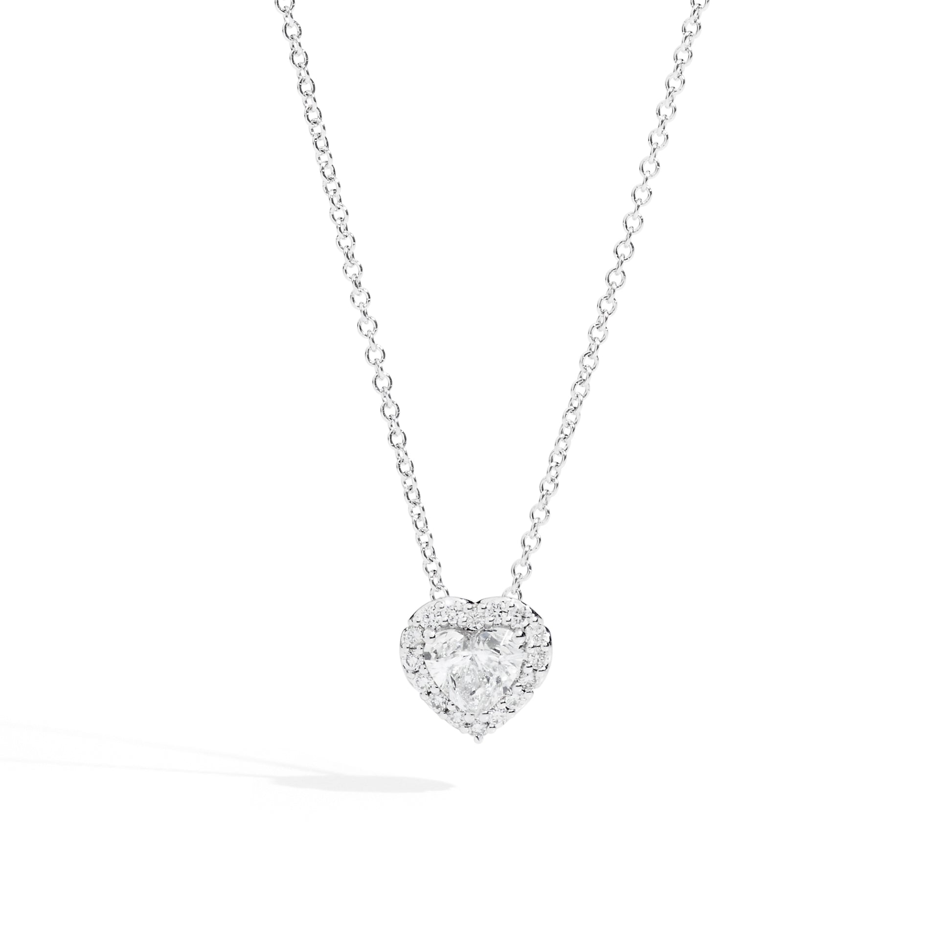 Anniversary Love Halskette, Weißgold • Diamant von Recarlo (P67SC022/039)