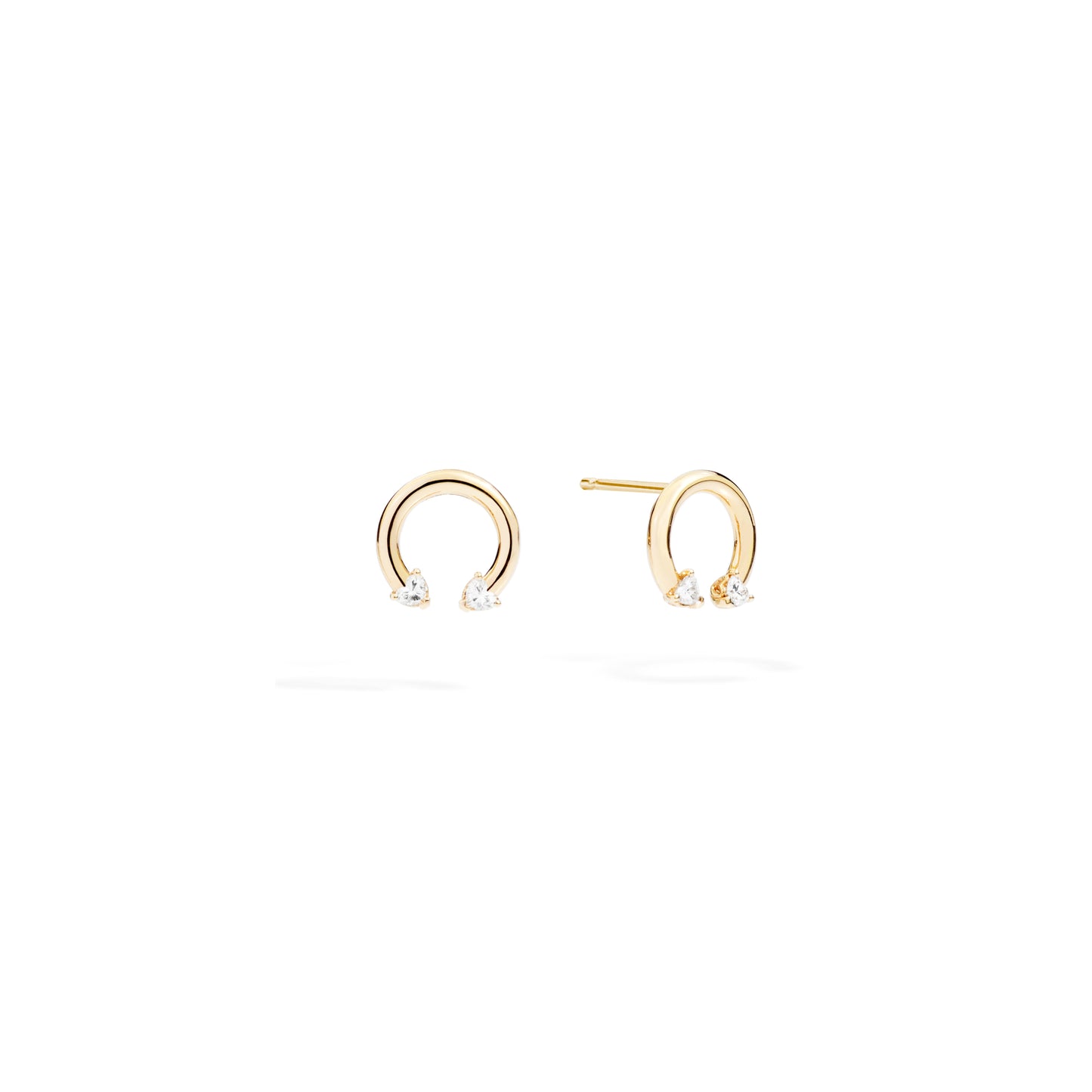 Anniversary Love Ohrstecker, Gelbgold • Diamant von Recarlo (E86FA010/G024)
