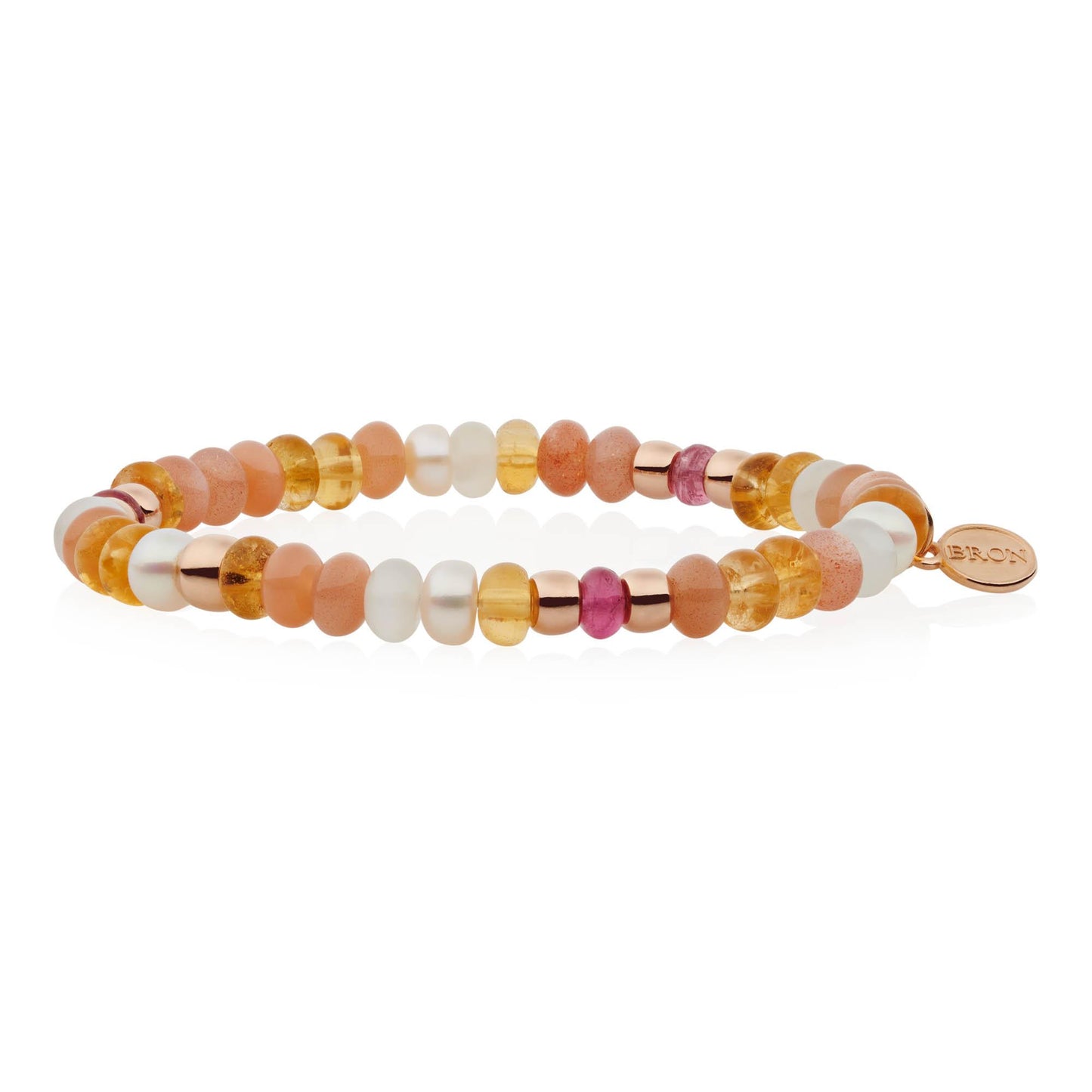 Reflex Armband, Roségold • Edelsteine von Bron (8AR3985MIX72)