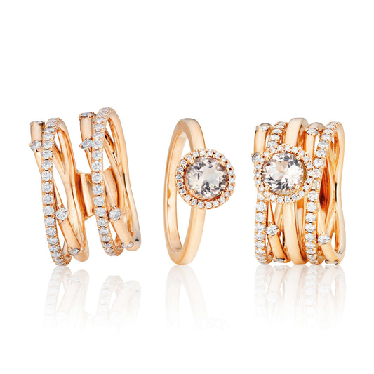 Ring Jaquet, Roségold • Diamant von Capolavoro (RI9BRW02724)