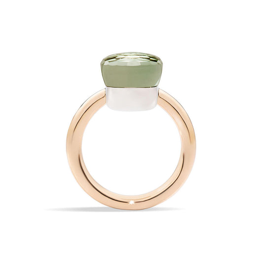 Ring Nudo, Bicolor-Gold • Prasiolith von Pomellato (PAA1100O6000000PA)