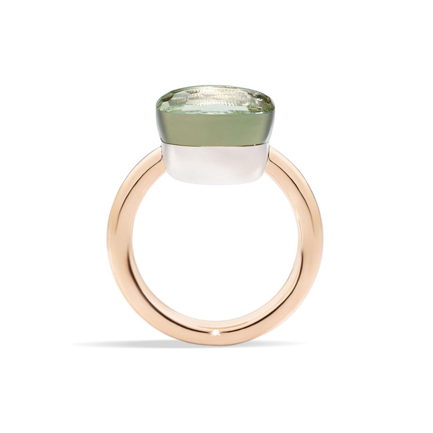 Ring Nudo, Bicolor-Gold • Prasiolith von Pomellato (PAB2010O6000000PA)