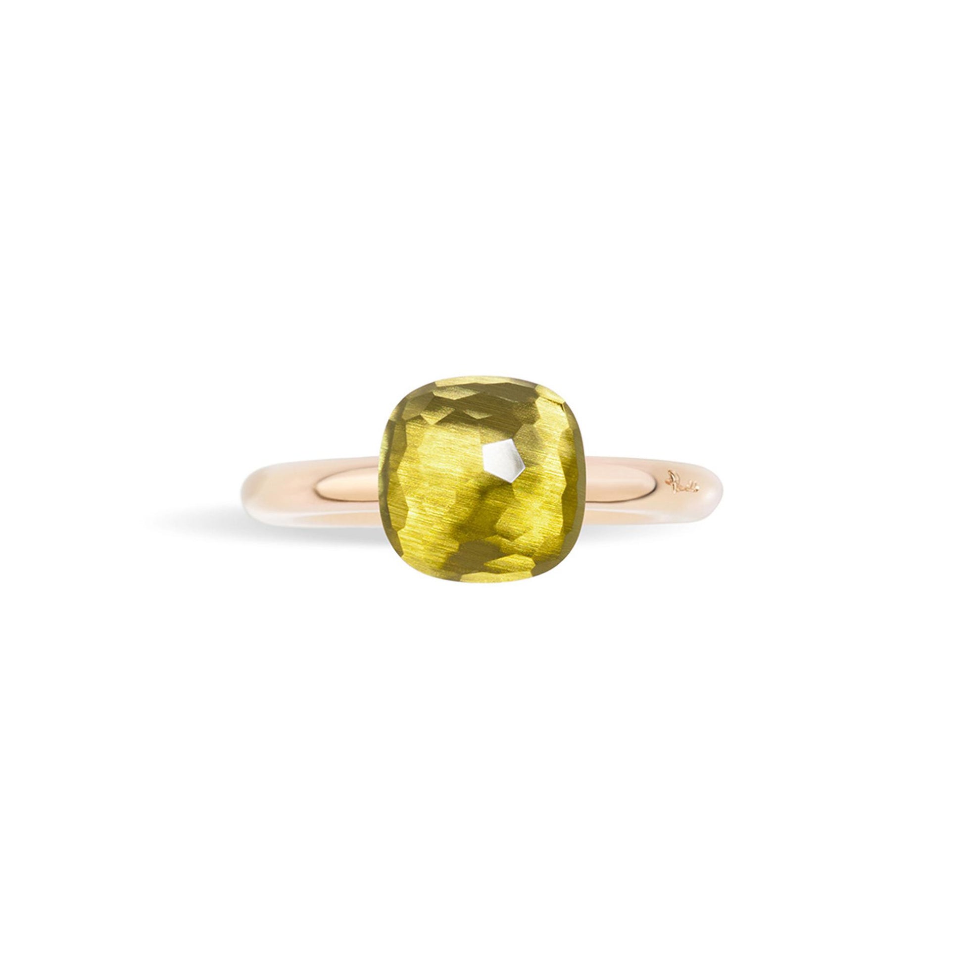 Ring Nudo, Bicolor-Gold • Zitronenquarz von Pomellato (PAB4030O6000000QL)