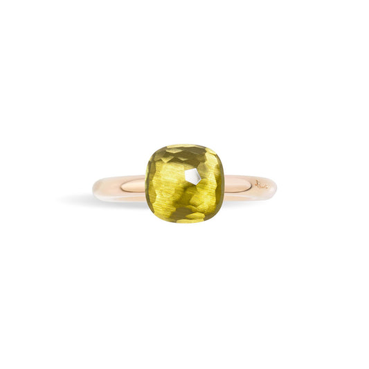 Ring Nudo, Bicolor-Gold • Zitronenquarz von Pomellato (PAB4030O6000000QL)