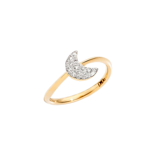 Ring „Precious“ Mond Gelbgold von DoDo (Ref. DAC0006-HEARS-DB0OG)