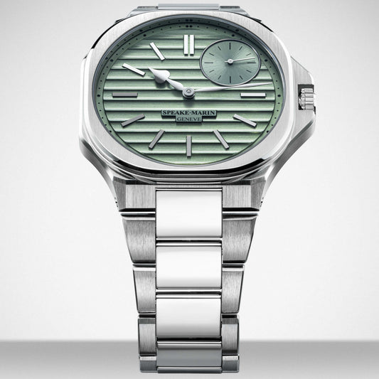 Ripples Metallic Green, Edelstahl von Speake-Marin (604015460)