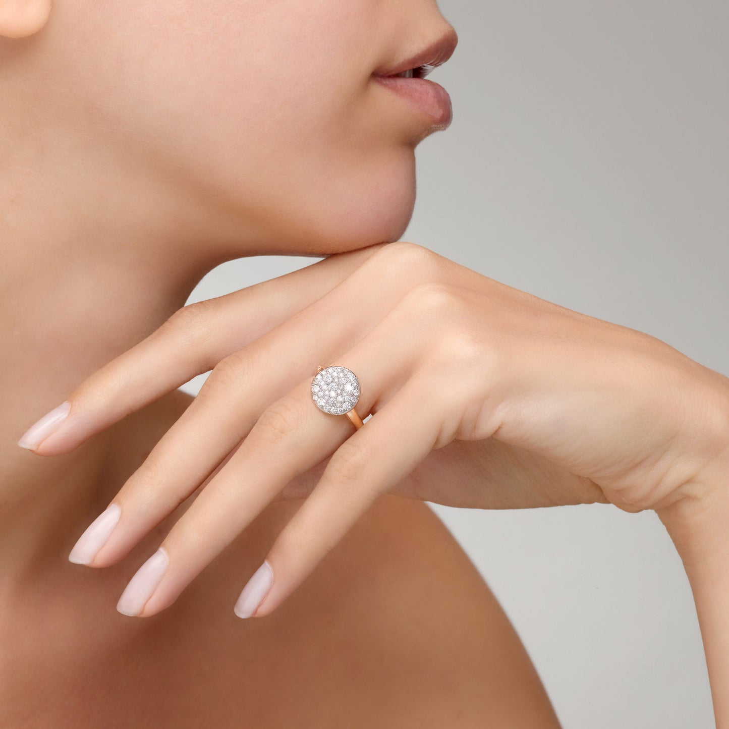 Sabbia Ring , Roségold • Diamant von Pomellato (PAB2040O7000DB000)