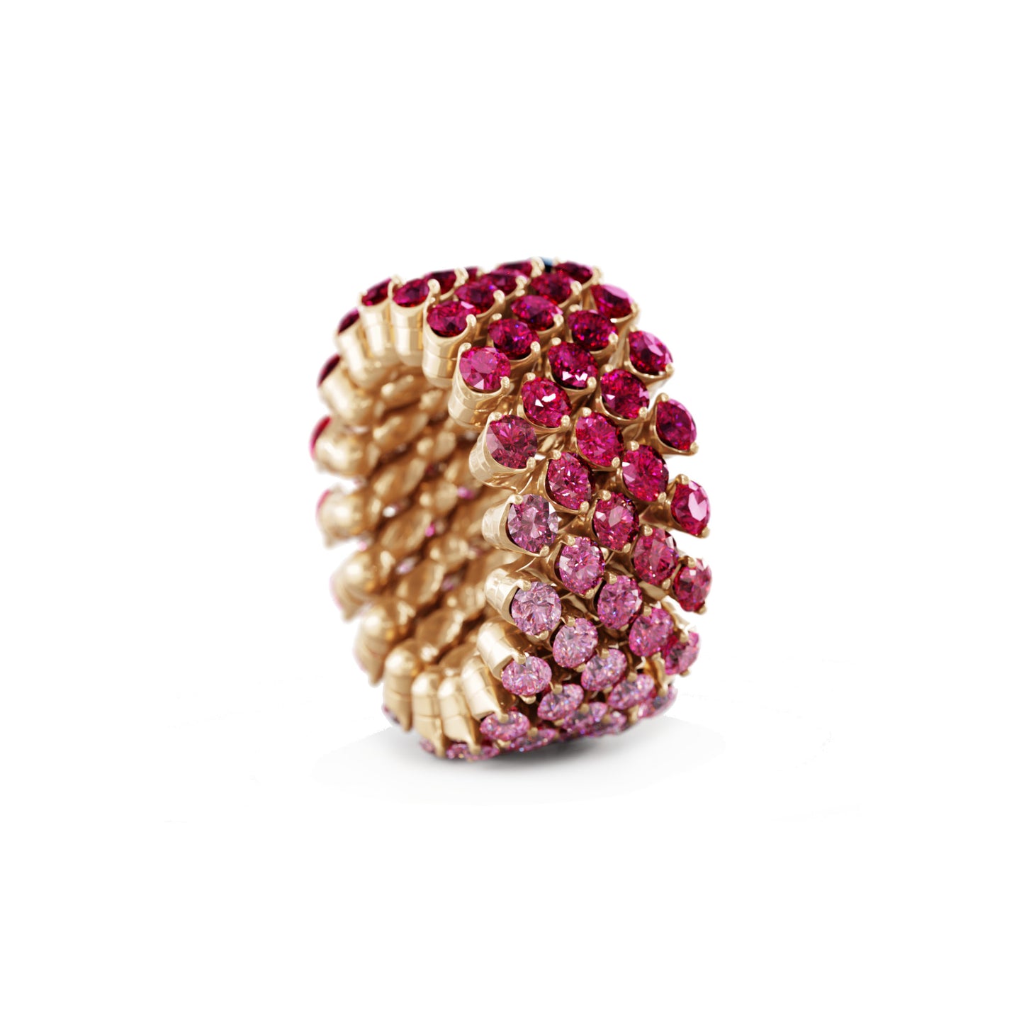 Brevetto Multi-Size Ring, Roségold • Diamant • Saphir von Serafino Consoli (RMS 5F4 RG PS SFT)