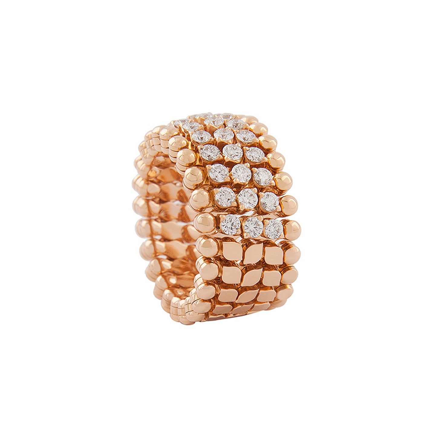 Serafino Ring Bracelet, Roségold • Diamant von Serafino Consoli (S.RB 5HM4 RG WD)