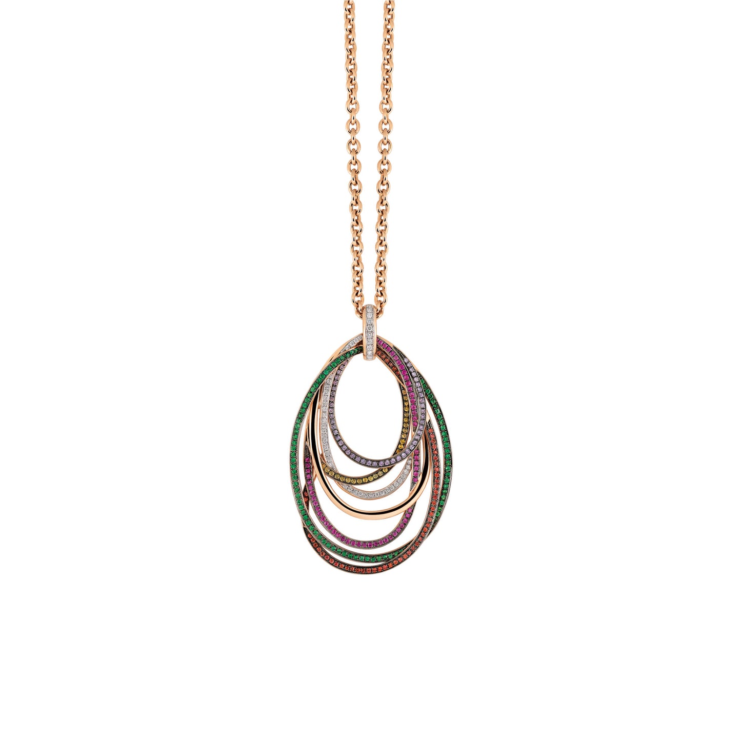 Serenata Anhänger, Bicolor-Gold • Diamant • Saphir von Al Coro (NP645MCR)