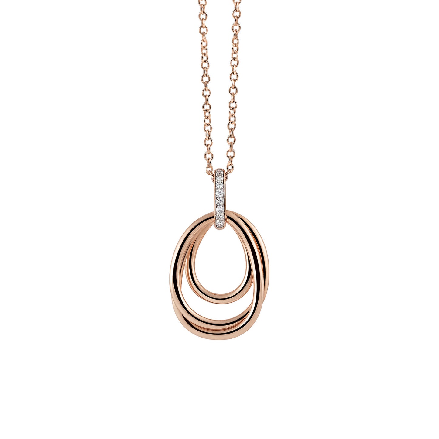 Serenata Anhänger, Roségold • Diamant von Al Coro (P614WR)