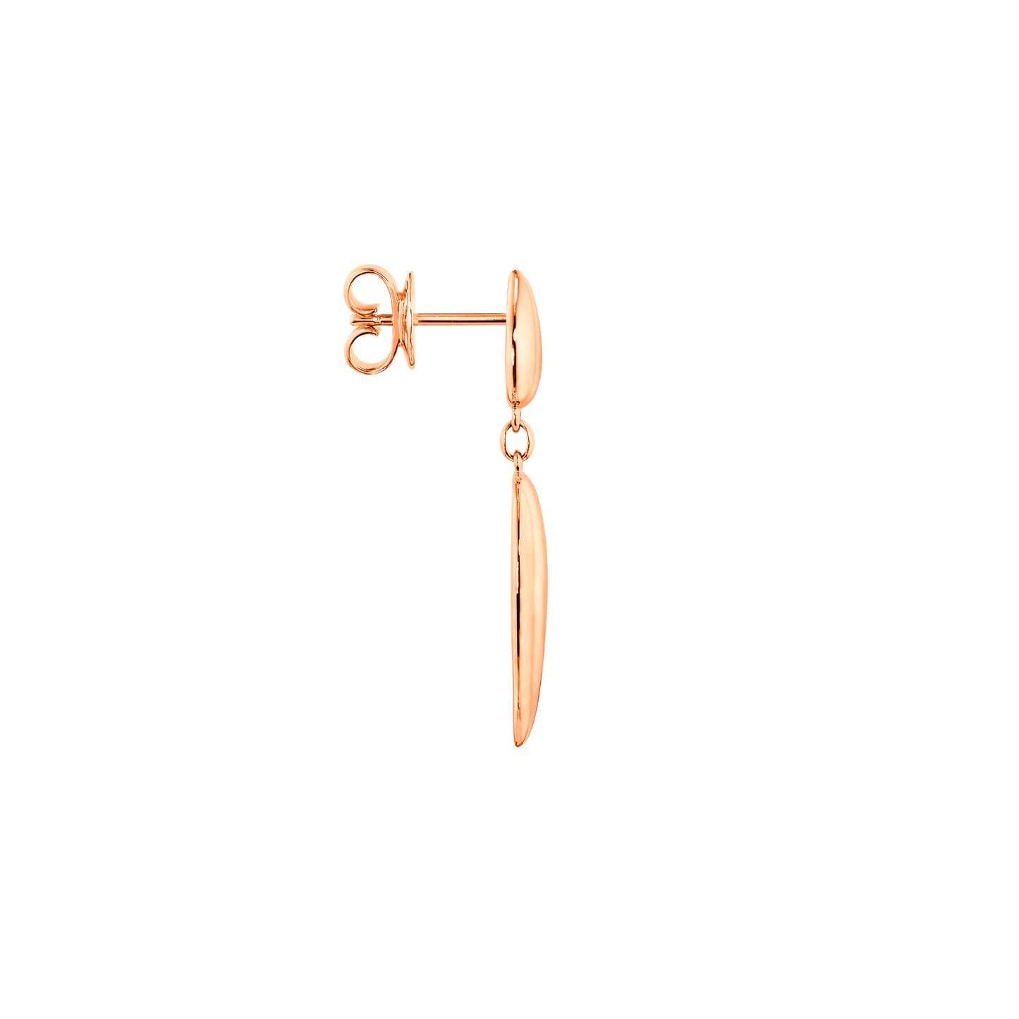 SIGNATURE Wave 2 Tropfenelemente Ohrhänger, Roségold von Tamara Comolli (E-SIG-wave-2-rg)