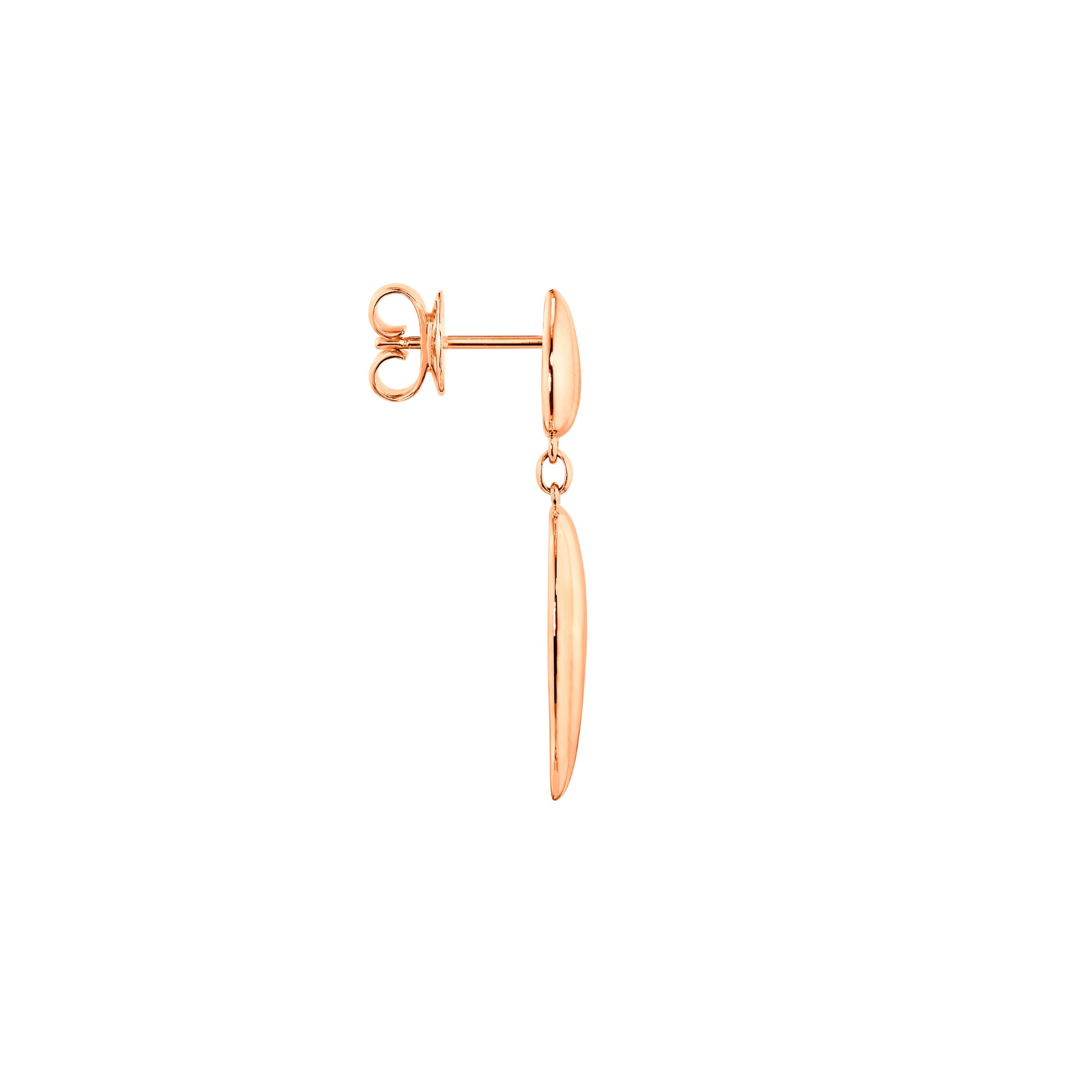 SIGNATURE Wave 2 Tropfenelemente Ohrhänger, Roségold von Tamara Comolli (E-SIG-wave-2-rg)