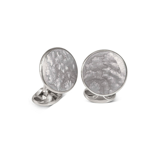 Silver Manschettenknöpfe Summer Haze, Sterlingsilber • Emaille von Deakin and Francis (C1872S19)