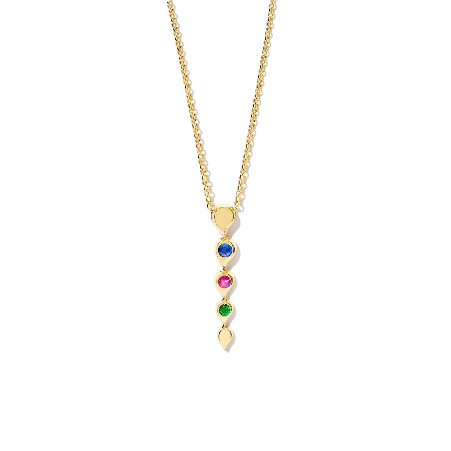 SNOWFLAKES Rivière Anhänger 'Candy' - P-SF-Riv-Can-yg