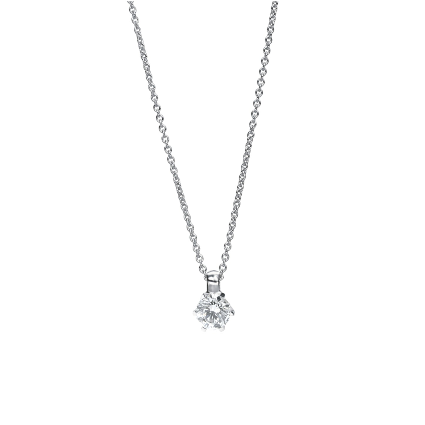 Solitaircollier 0.25ct, Weißgold • Diamant von Heinz Mayer (A3760)