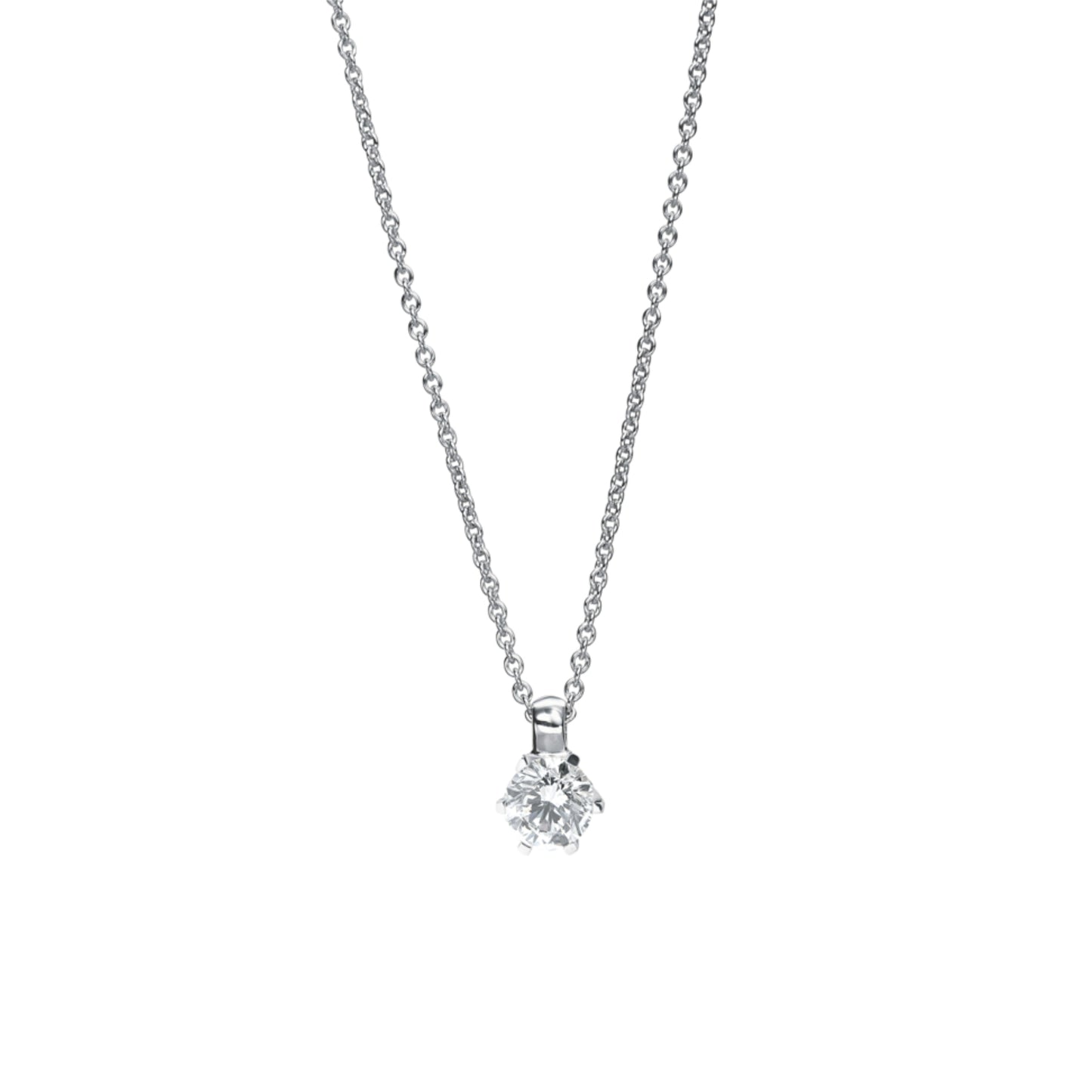 Solitaircollier 0.50ct, Weißgold • Diamant von Heinz Mayer (A3761)