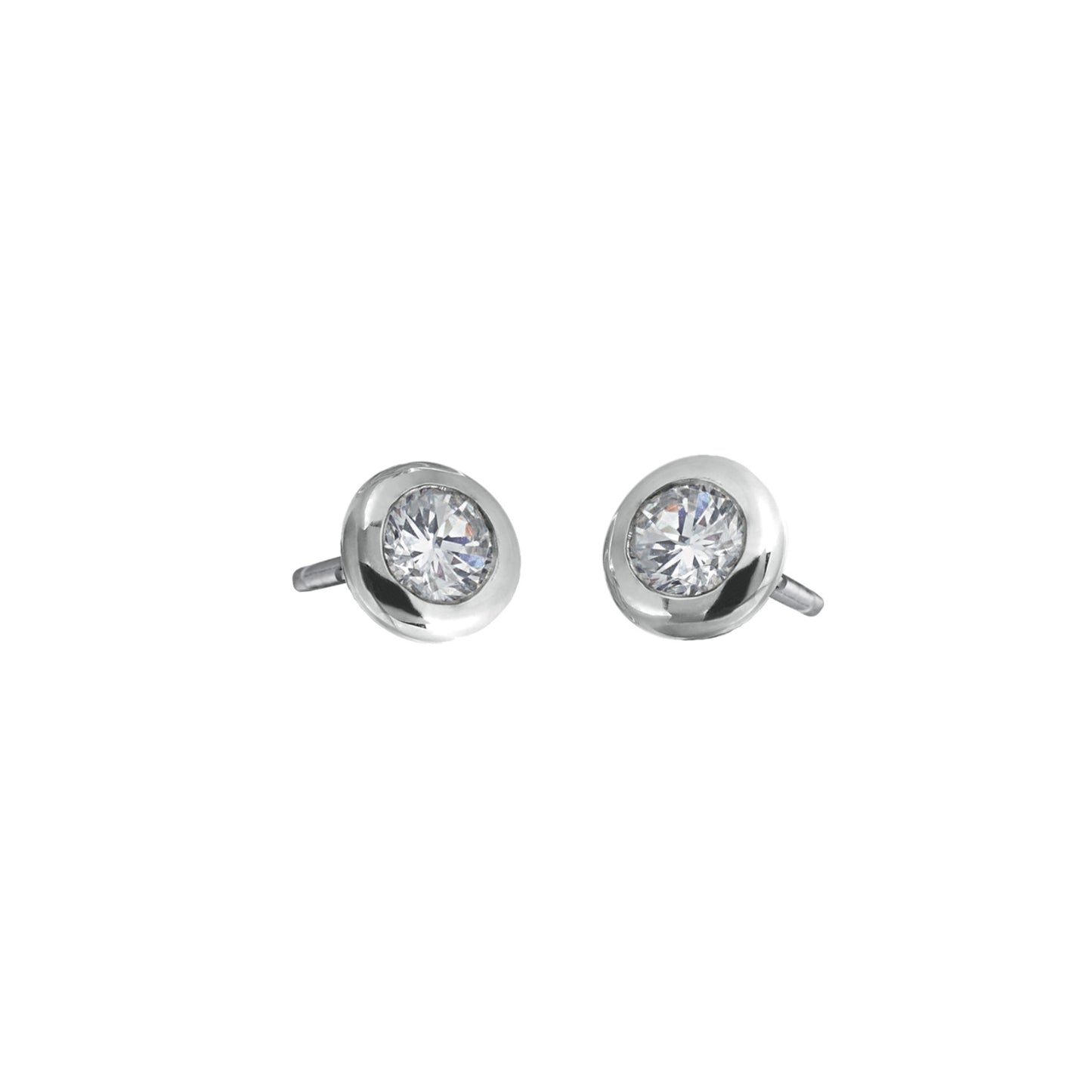 Solitairohrstecker 1.00ct, Weißgold • Diamant von Heinz Mayer (O509)