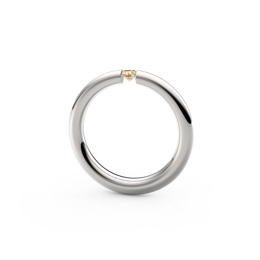 Spannring® Antares , Platin • Diamant von Niessing (N341983-0.12ct-cinnamon-gloss-pt)