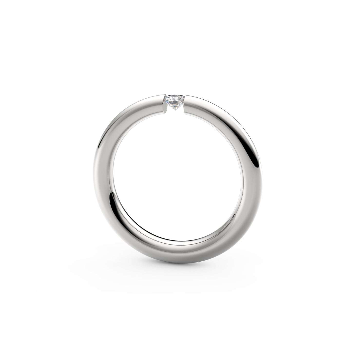 Spannring® Antares , Platin • Diamant von Niessing (N341983-0.12ct-fvs1-gloss-pt)