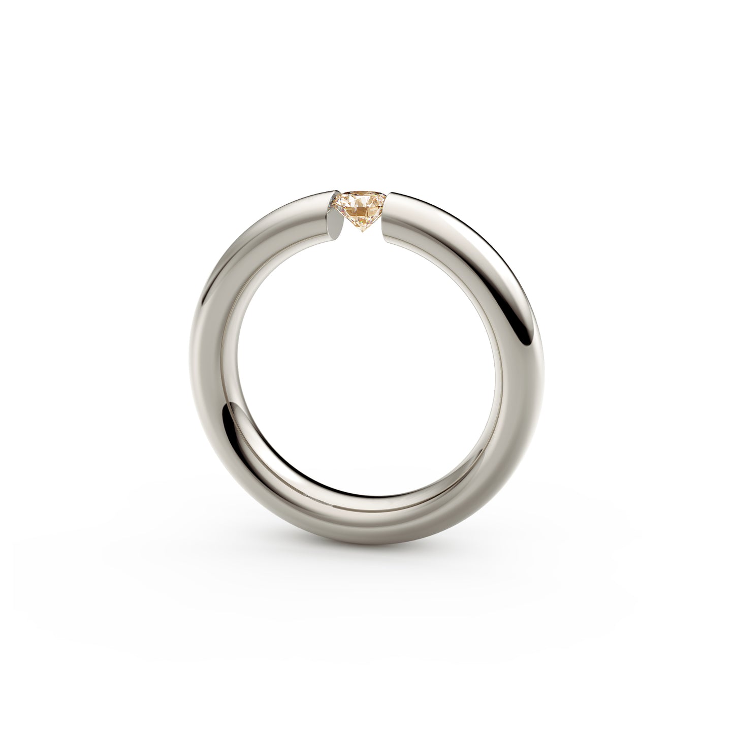 Spannring® Oval • Diamant von Niessing (N141793-0.25ct-cinnamon-gloss-fg)
