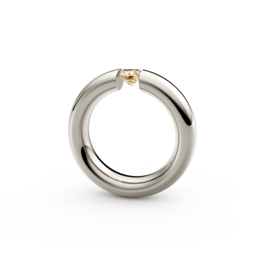 Spannring® Oval • Diamant von Niessing (N141793-0.5ct-cinnamon-gloss-fg)