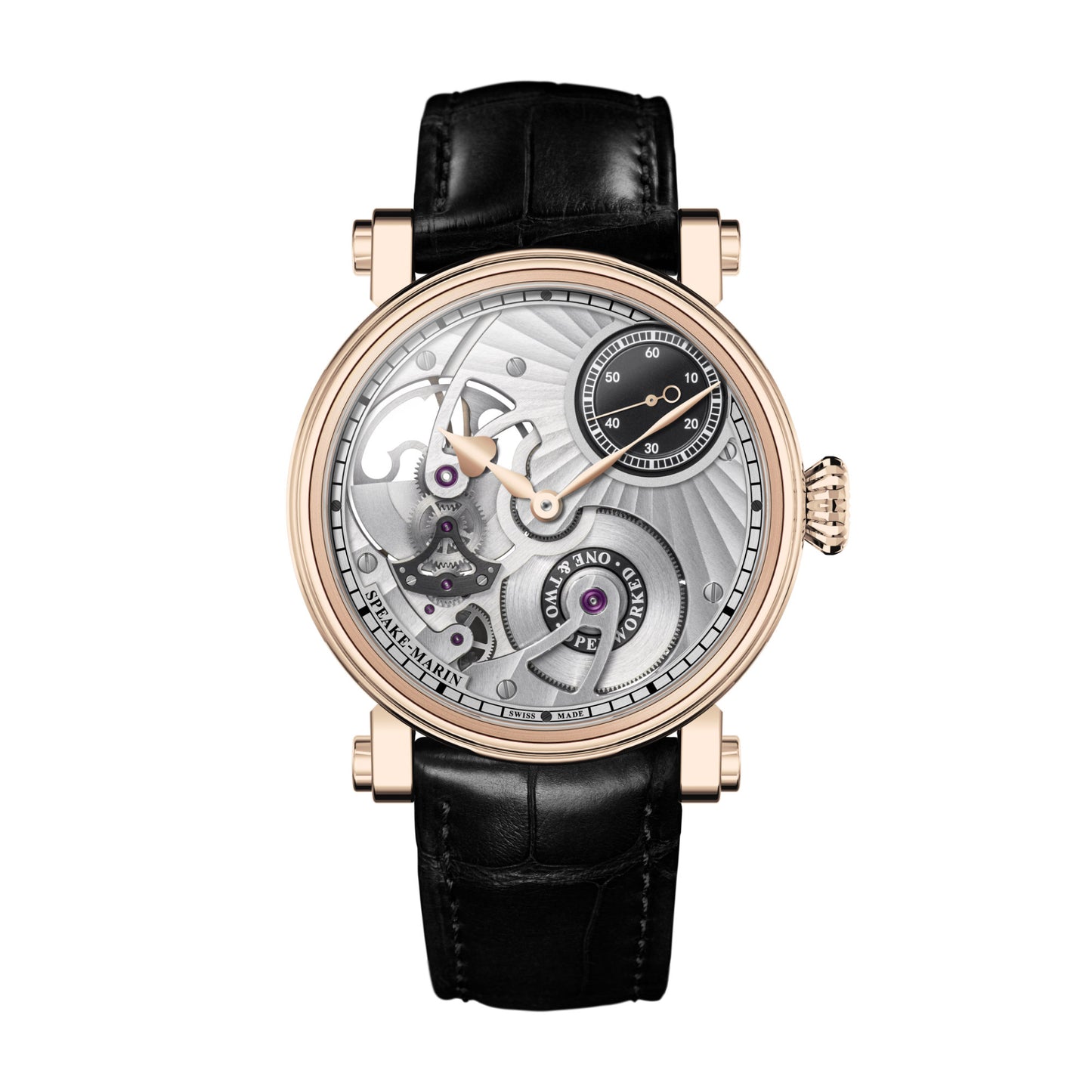 Speake-Marin Openworked (423813330) aus Rotgold, Leder