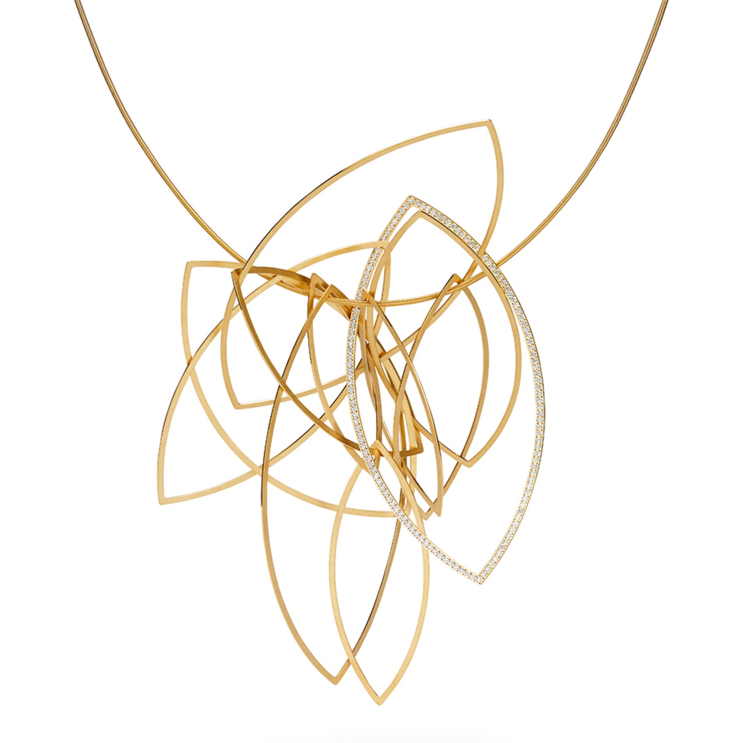Spitzbogenkette Halskette • Diamant von Niessing (N363967-cy)
