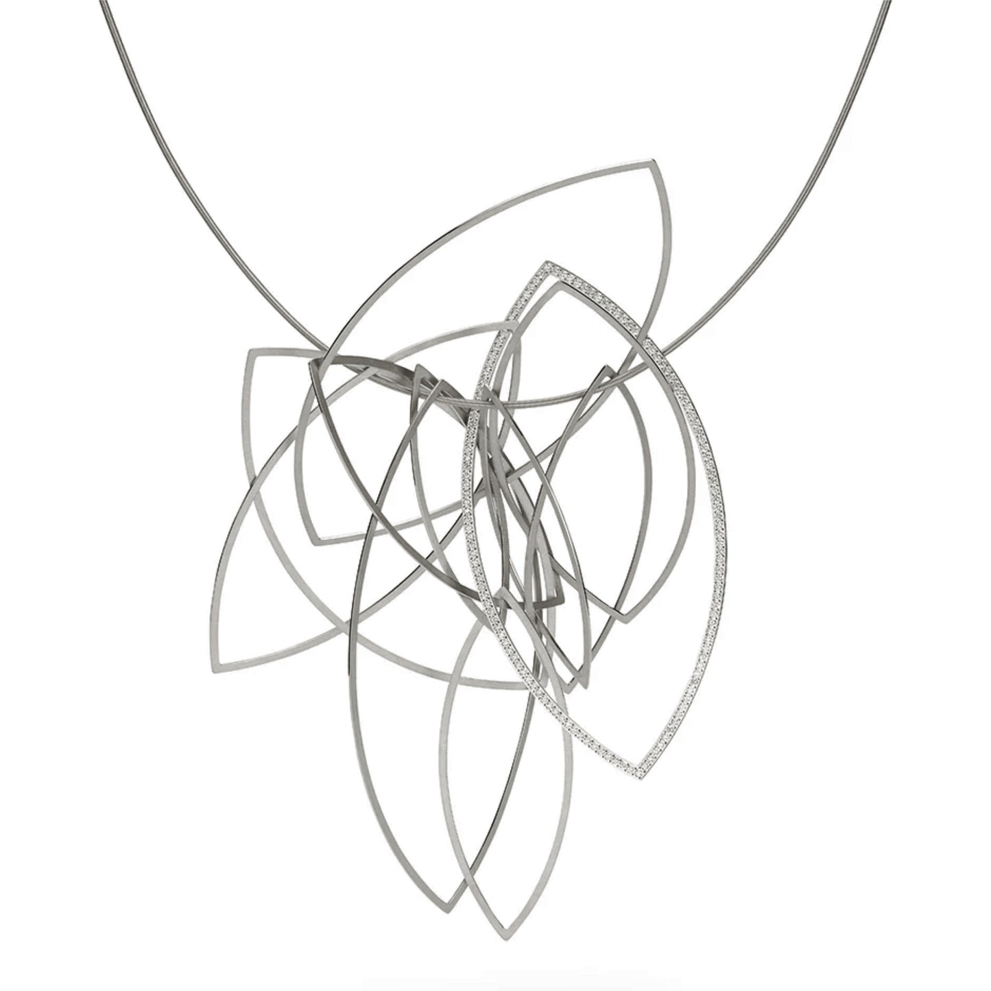 Spitzbogenkette Halskette • Diamant von Niessing (N363967-fg)