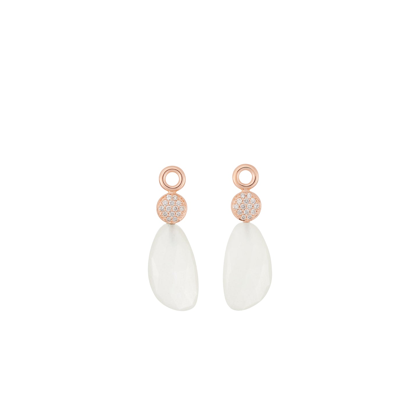 Stardust Einhänger, Roségold • Diamant • Mondstein von Bron (8OR4838BRMWB)