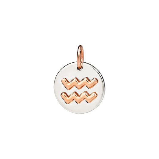 Sternzeichen-Anhänger Wassermann, Roségold von DoDo (DMC2012-ZODAC-0009A)