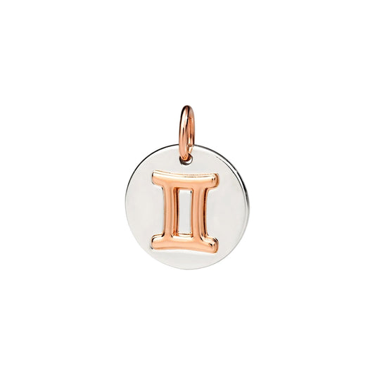 Sternzeichen-Anhänger Zwillinge, Roségold von DoDo (DMC2008-ZODGE-0009A)