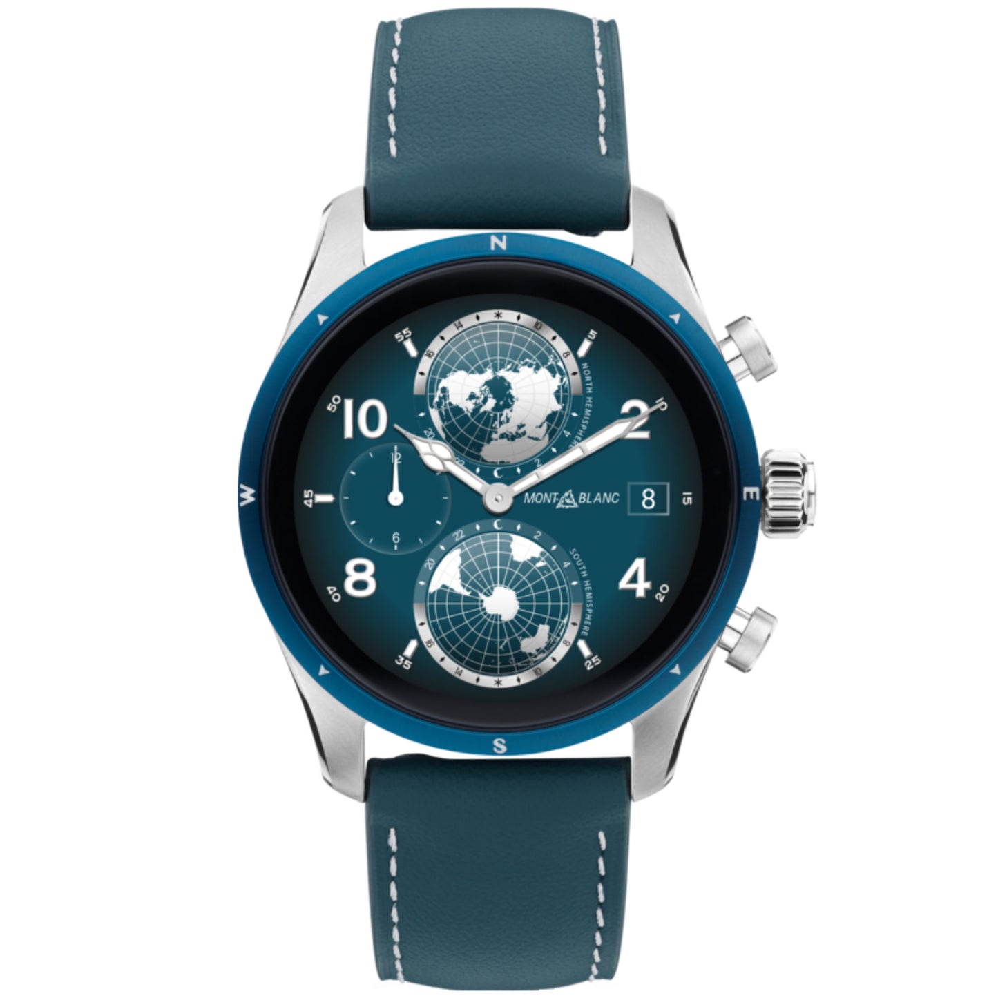 Summit 3 Smartwatch - Zweifarbig Titan, Edelstahl von Montblanc (131800)