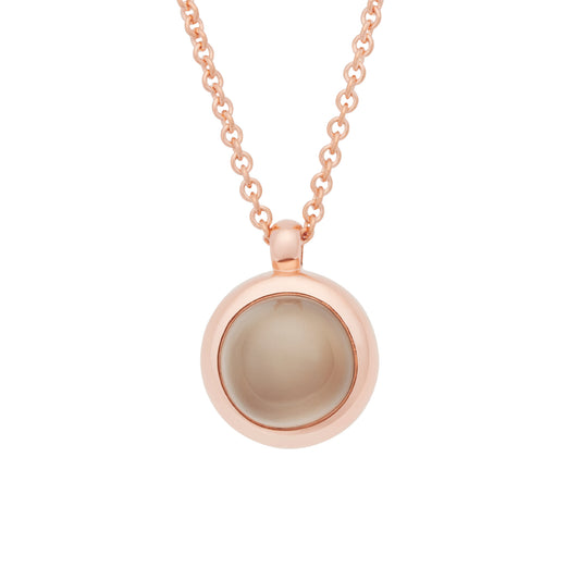 Sushi Anhänger, Roségold • Mondstein von Bron (8HR3429MGC)