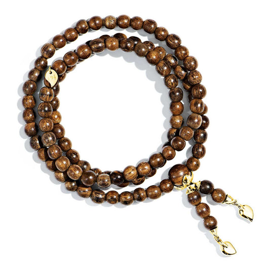 Tamara Comolli INDIA Armband large Snakewood (B-IND-SW-l-yg) aus Gelbgold