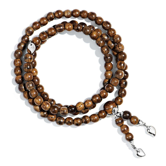 Tamara Comolli INDIA Armband medium Snakewood (B-IND-SW-m-wg) aus Weißgold