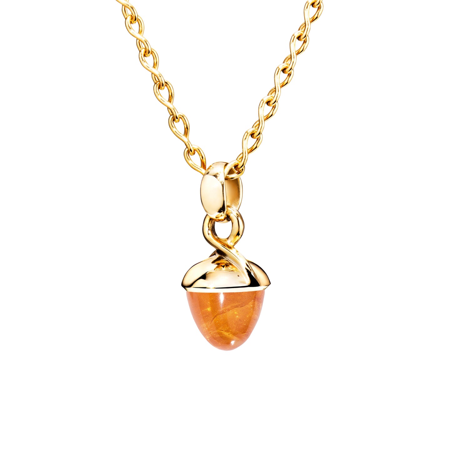 Tamara Comolli MIKADO Bouquet Anhänger mit Mandarin-Granat (P-MB-Man-yg) aus Gelbgold mit Granat