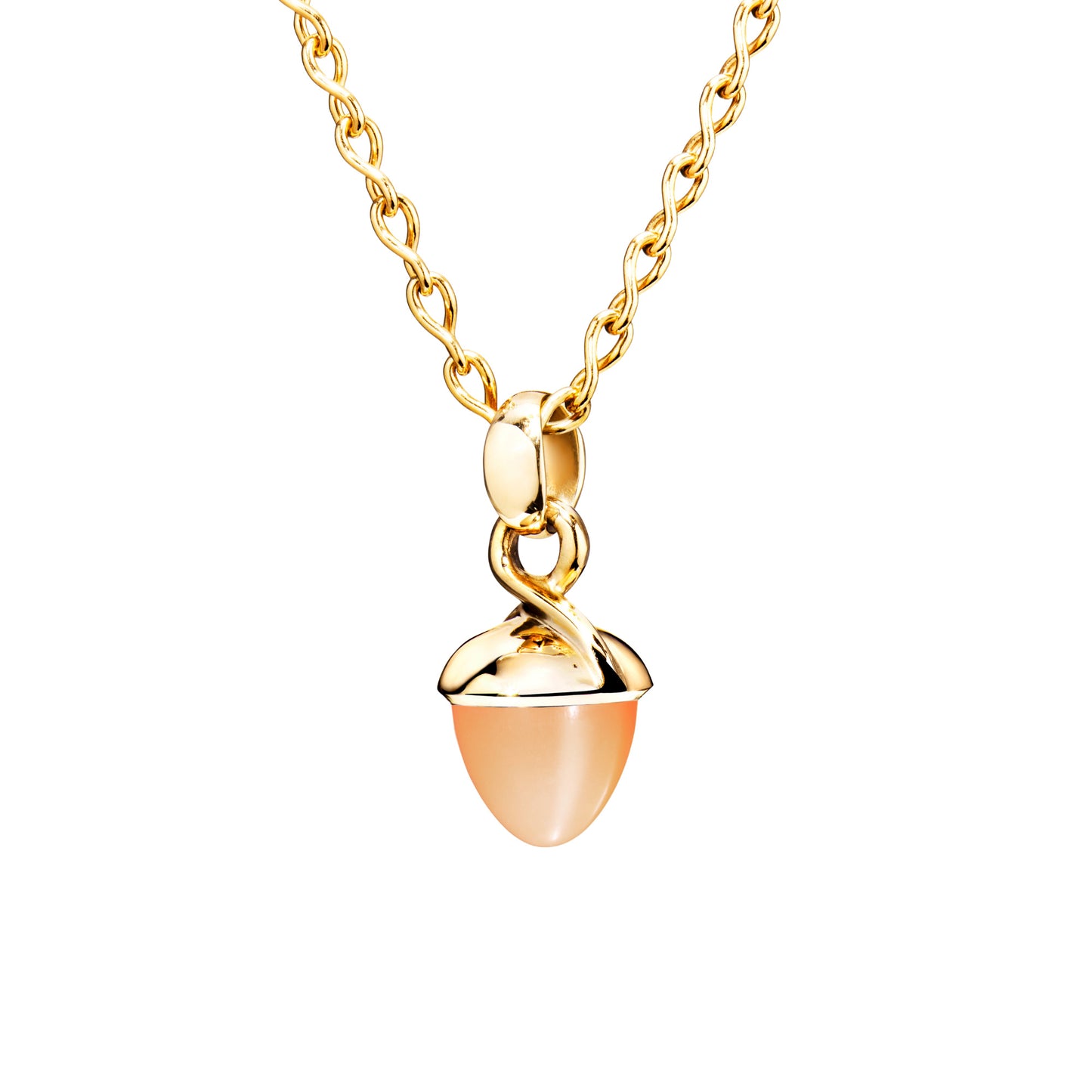 Tamara Comolli MIKADO Bouquet Anhänger mit Mondstein (P-MB-MoOr-yg) aus Gelbgold mit Mondstein