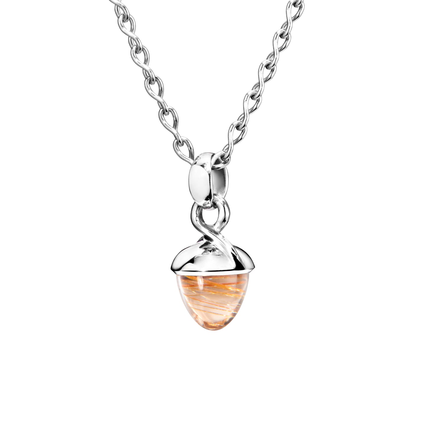 Tamara Comolli MIKADO Bouquet Anhänger mit Rutilquarz (P-MB-RutQuR-wg) aus Weißgold mit Rutilquarz