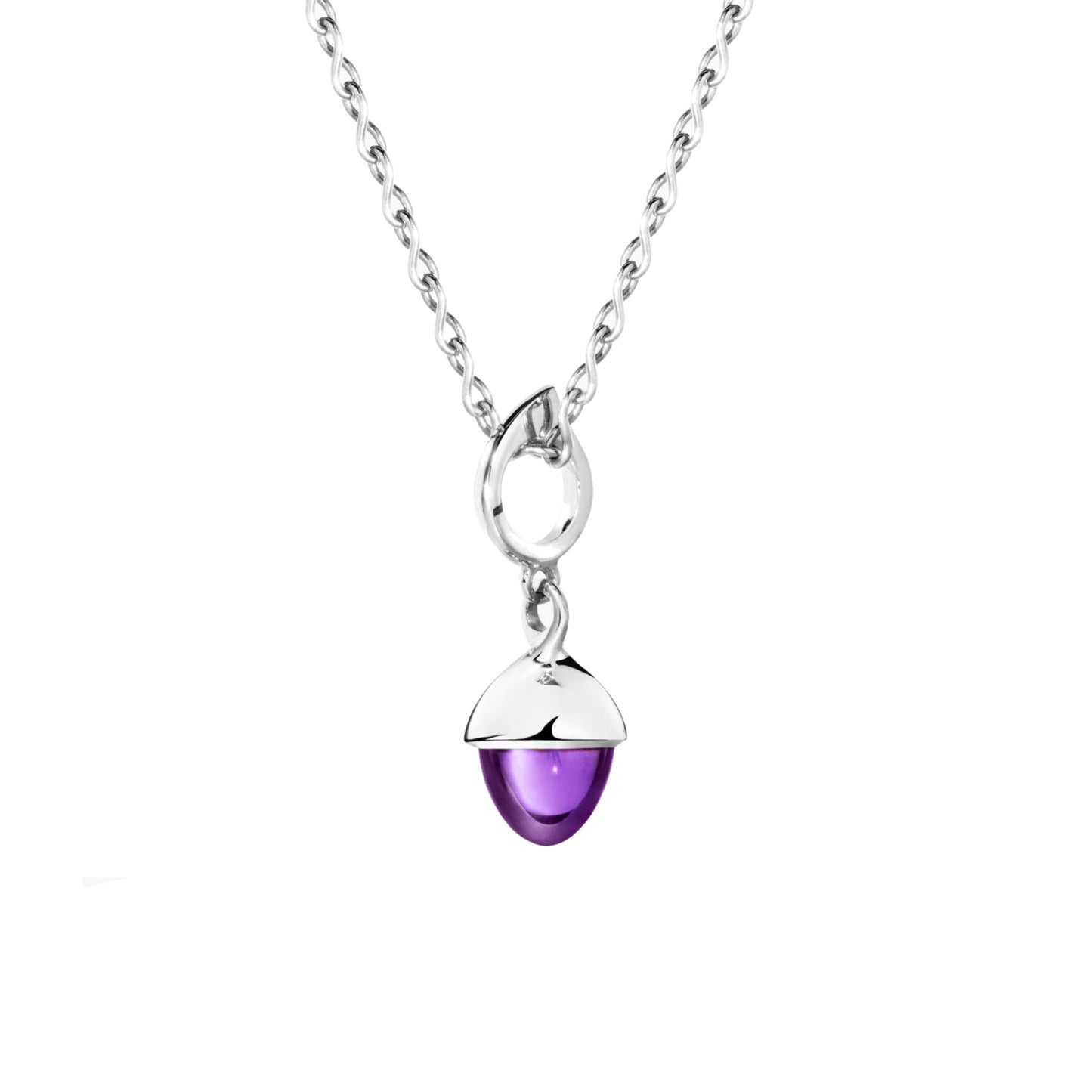Tamara Comolli MIKADO Flamenco Anhänger mit Amethyst (P-MFL-Am-wg) aus Weißgold mit Amethyst