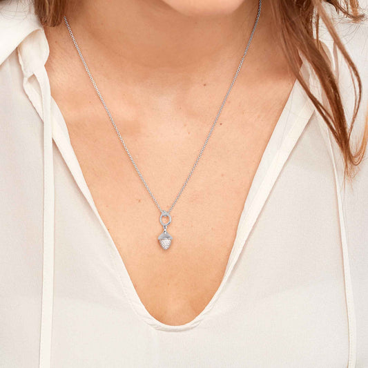 Tamara Comolli MIKADO Flamenco Anhänger mit Diamant-Pavé (P-MFL-p-wg) aus Weißgold mit Diamant