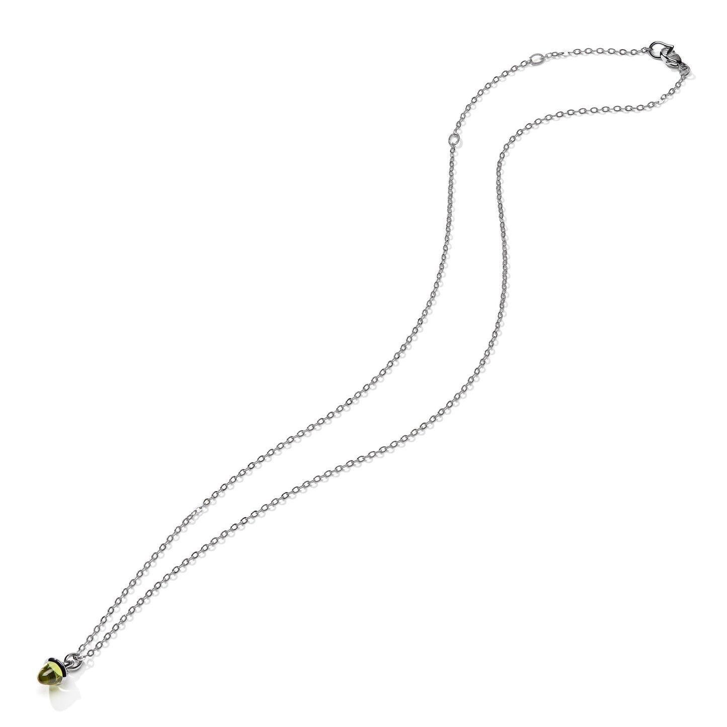 Tamara Comolli myMIKADO Halskette mit Peridot (N-MM-Per-wg) aus Weißgold mit Peridot