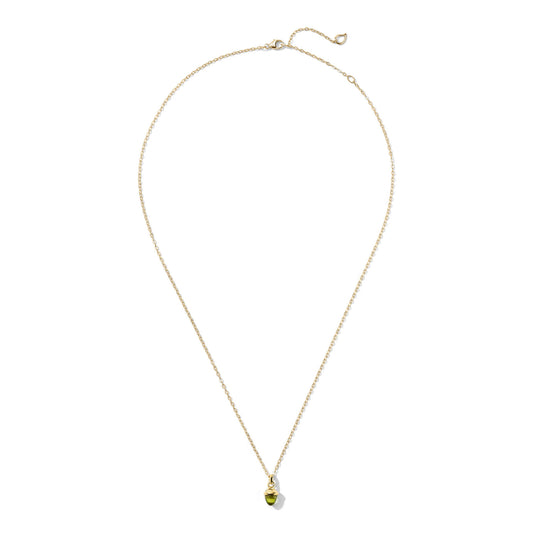 Tamara Comolli myMIKADO Halskette mit Peridot (N-MM-Per-yg) aus Gelbgold mit Peridot