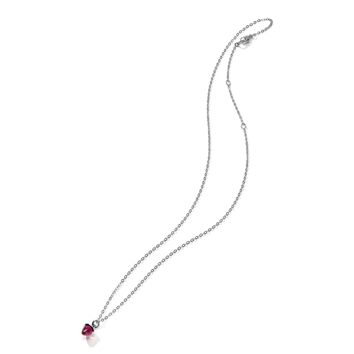 Tamara Comolli myMIKADO Halskette mit Rosa Turmalin (N-MM-TuRo-wg) aus Weißgold mit Turmalin