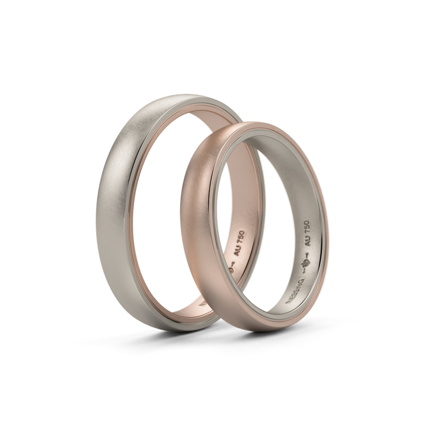 Tango Trauringe von Niessing (N181030-3.5mm-nature-fg-rw)