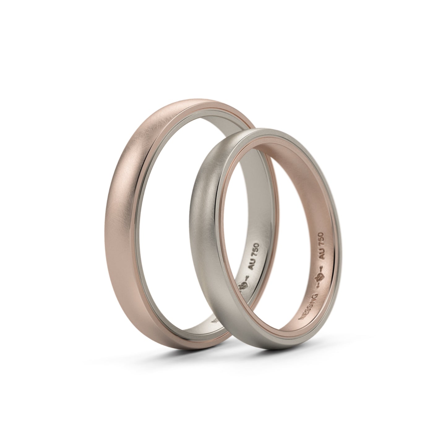 Tango Trauringe von Niessing (N181030-3mm-nature-rw-fg)