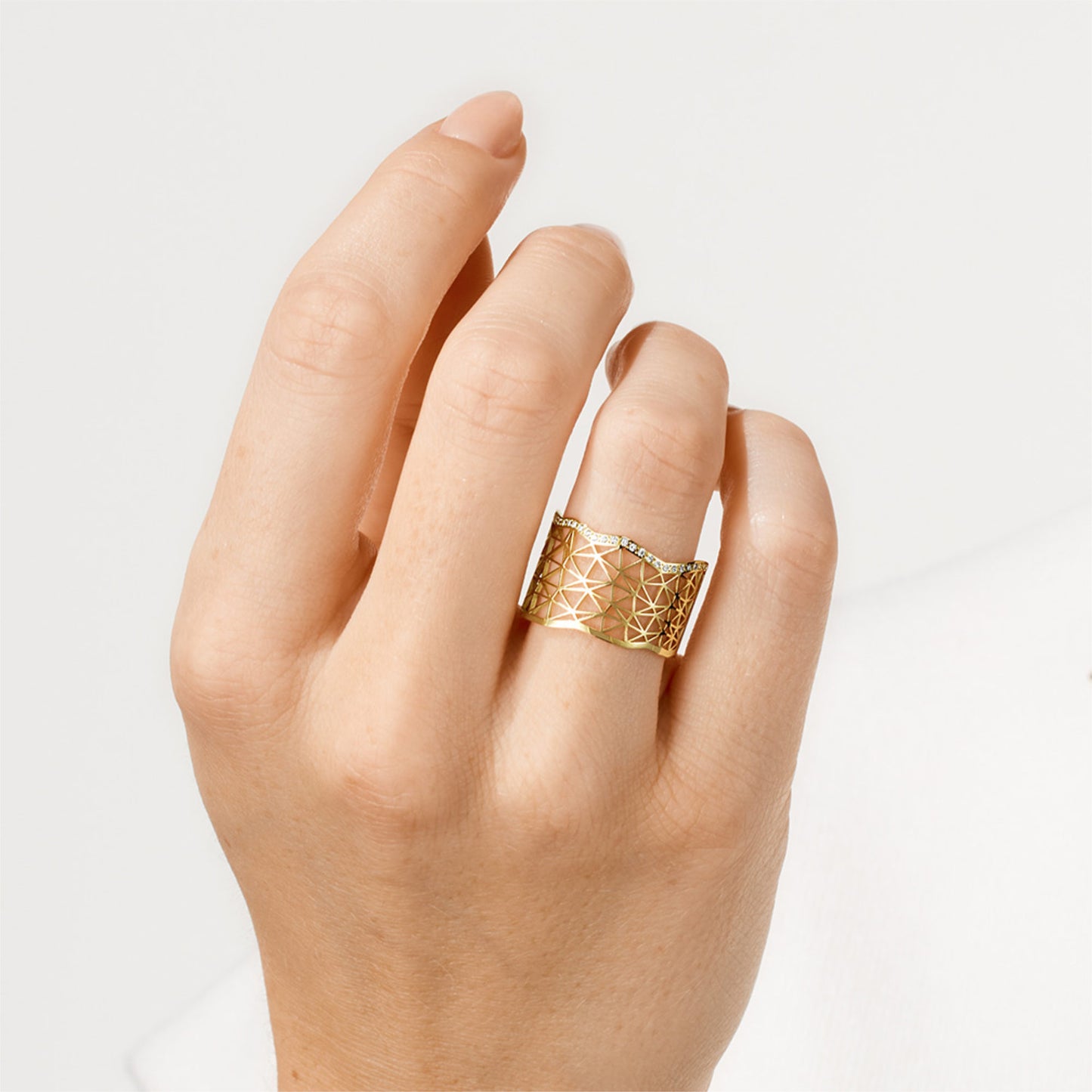 Topia Vision Ring von Niessing (N381912-14.4mm-47br-cy)