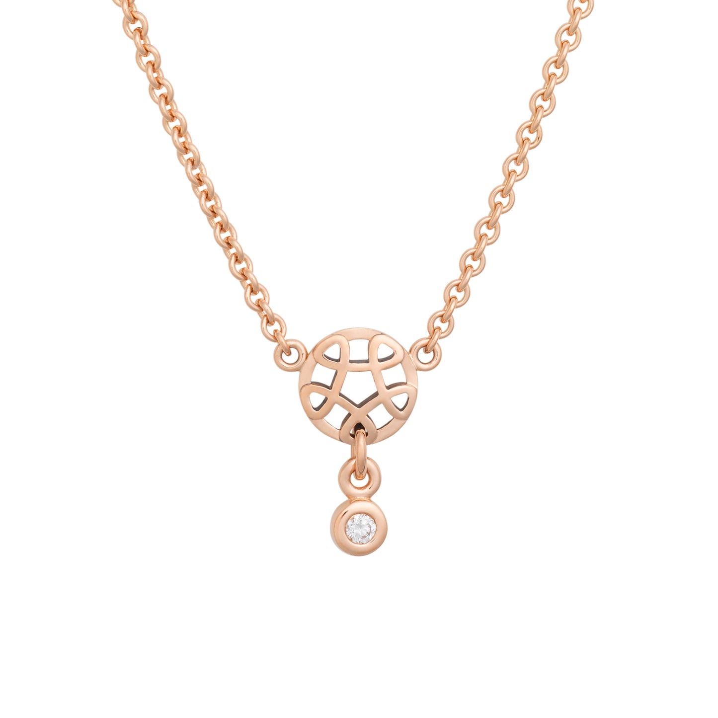 Toujours Ajour Halskette, Roségold • Diamant von Bron (8CR4419BR)