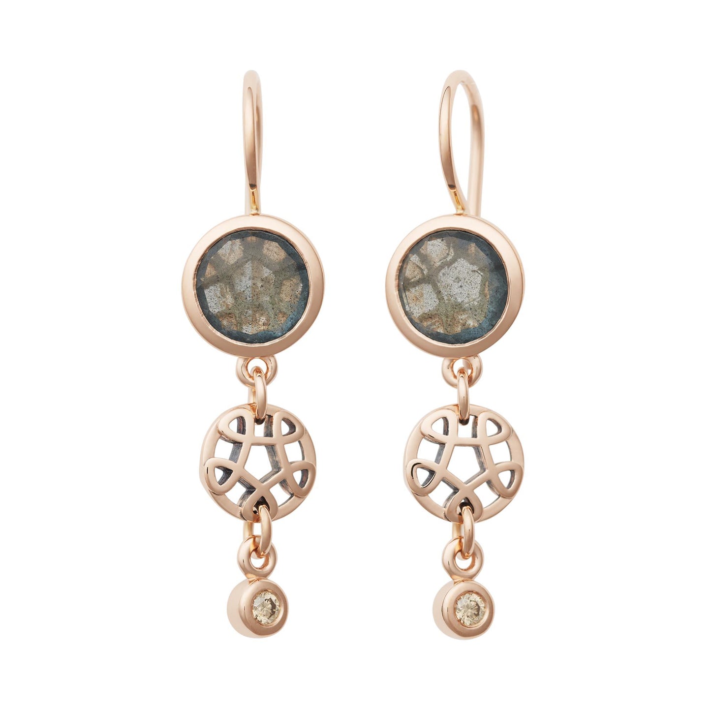 Toujours Ajour Ohrhänger, Roségold • Diamant von Bron (8OR4842BMBCBR)