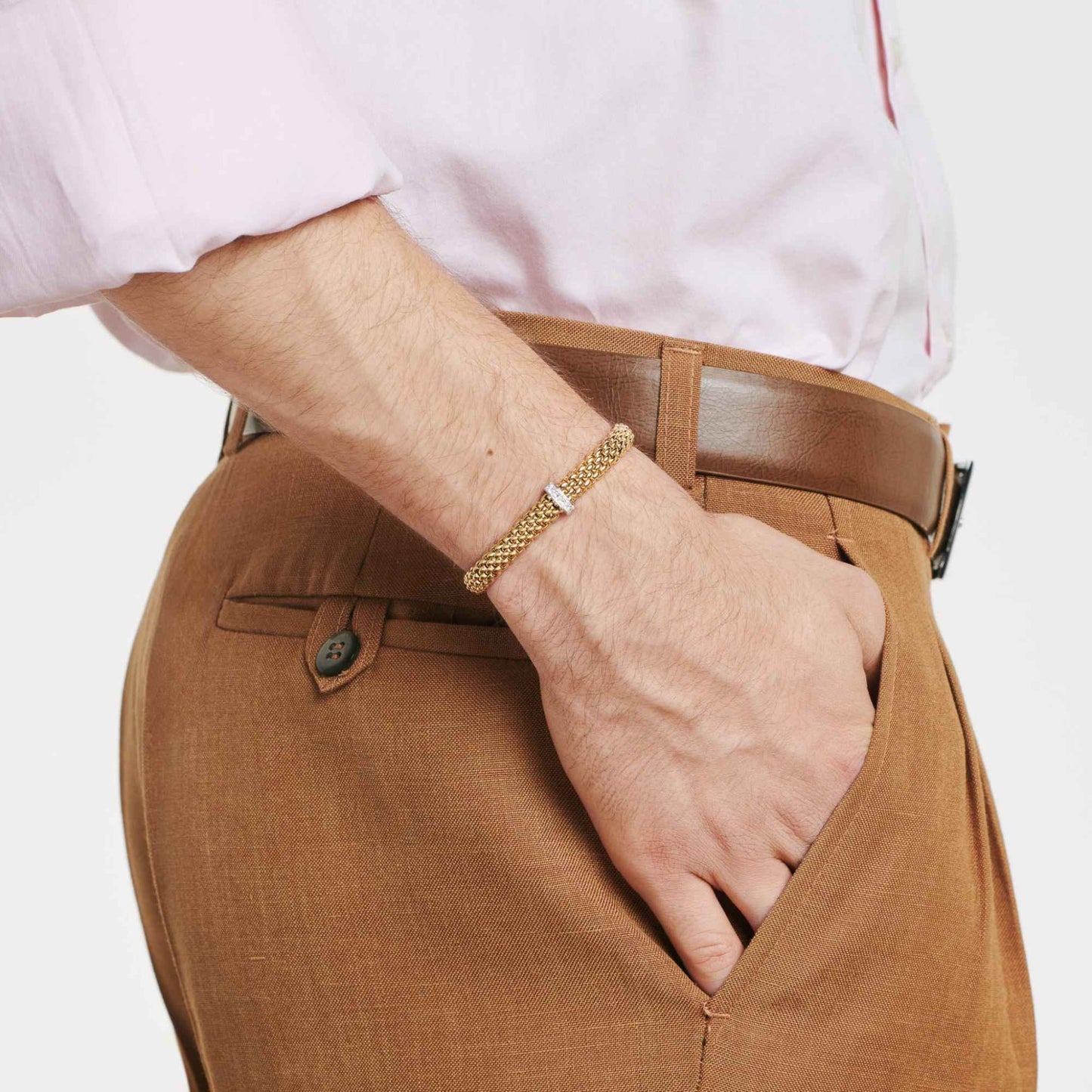 Vendôme Flex'it Armband mit Diamanten, Bicolor-Gold • Diamant von FOPE (58402BX_BB_G_XBX_0XS) Vendôme Flex'it Armband mit Diamanten, Bicolor-Gold • Diamant von FOPE (58402BX_BB_G_XBX_0XS)